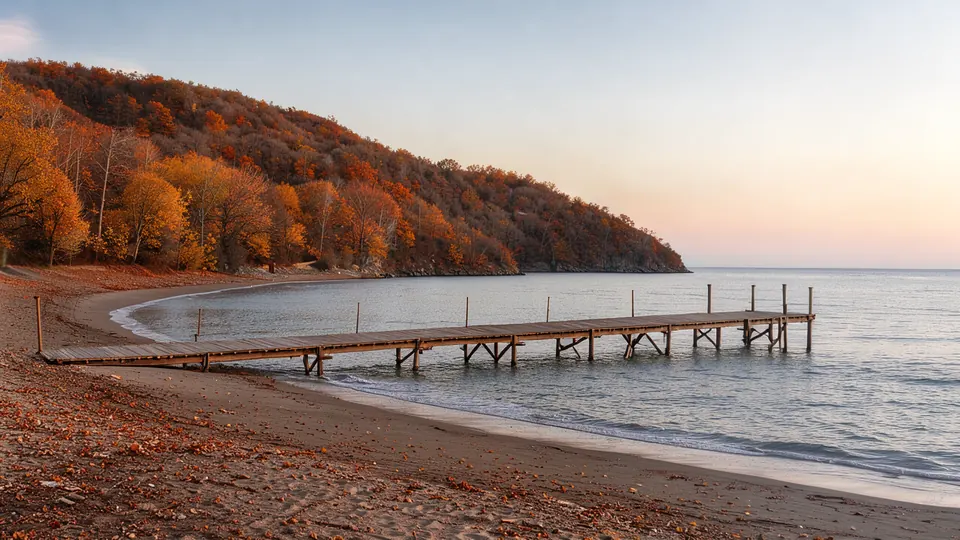 Autumn and Winter Holidays on the Bulgarian Coast — illustration