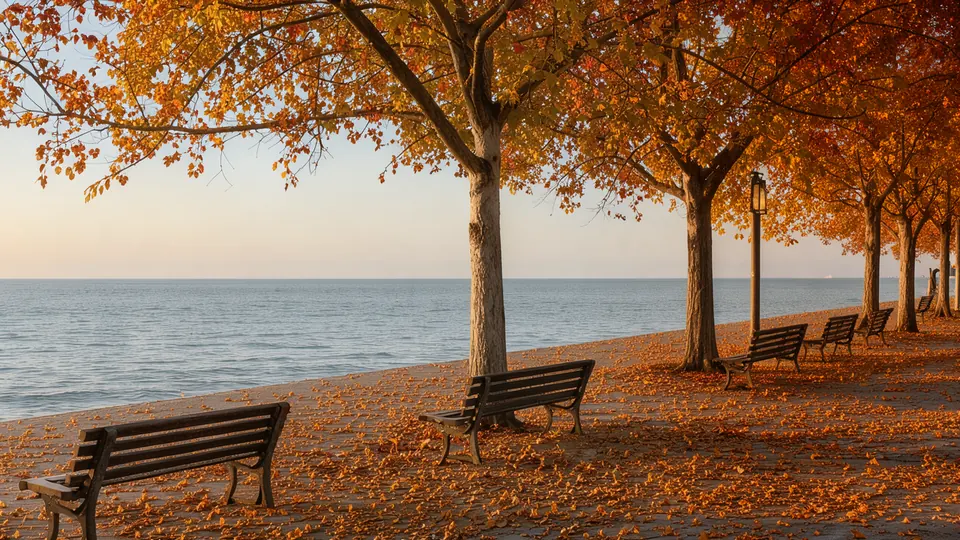 Autumn in Nesebar — September and October Travel Guide — illustration