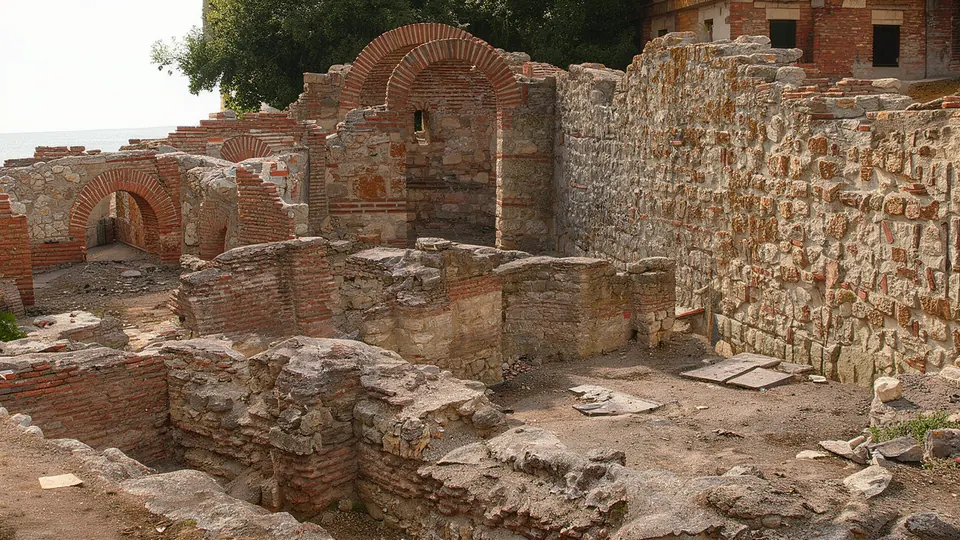 Echoes of Steam and Stone: Uncovering Nessebar's Early Byzantine Baths — illustration