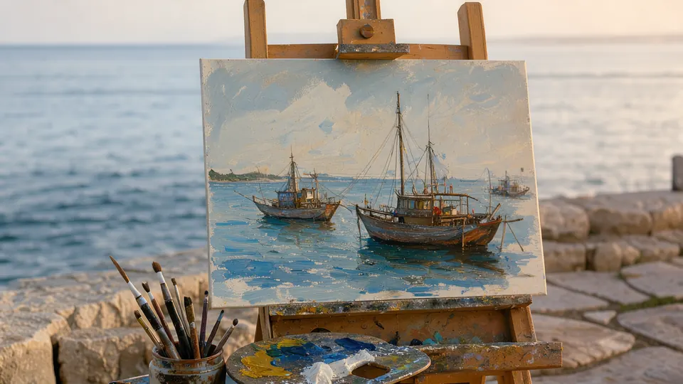 Nessebar in Art: Inspiration Through the Centuries — illustration