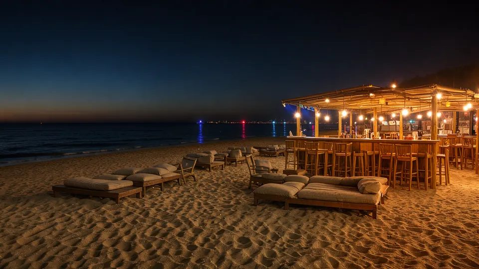 Nightlife in Sunny Beach — Clubs, Bars, and Beach Parties — illustration