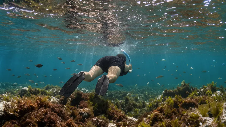 Scuba Diving and Snorkeling Near Nesebar — illustration