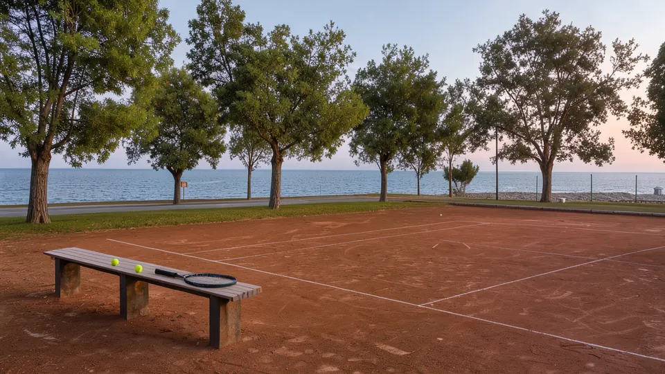 Tennis, Gyms and Somewhere to Run: Staying in Shape on the Nesebar Coast — illustration