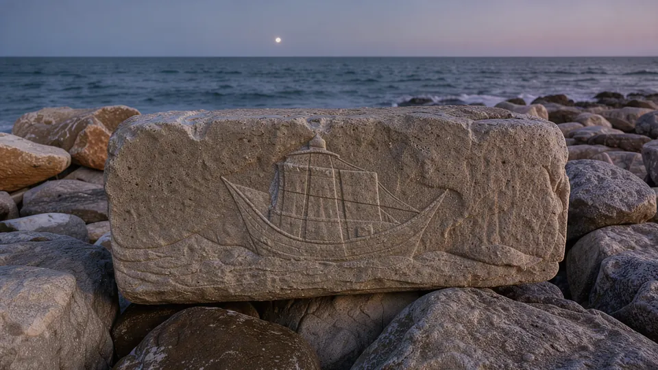 The Whispering Stones of Mesembria: Legends and Lore of Ancient Nessebar — illustration